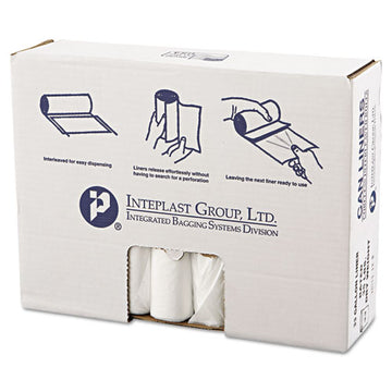 Inteplast Group High-density Commercial Can Liners Value Pack, 33 Gal, 11 Microns, 33" X 39", Clear, 500-carton freeshipping - TVN Wholesale